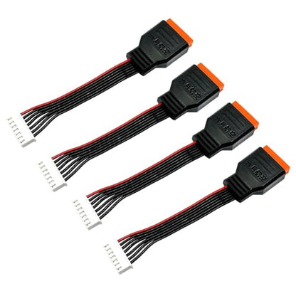 4Pcs JST-XH Balance Cable 2-6S 3S Lipo Battery Balance Charger Extend Expansion Plug Leads Adapter Conversion Line for RC Vehicles Lipo Battery Charging（20cm） - style: 4pcs 20cm