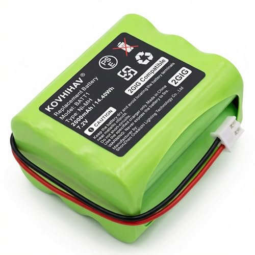 Updated 7.2v 2000mah ni-mh Battery Pack 228844 Control Panel Security System Alarm Battery for BATT1X BATT2X 6MR2000AAY4Z 10-000009-001 10-000013-001 PERS-4200