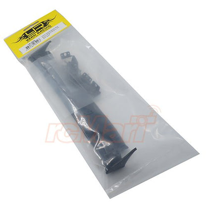 Yeah Racing Carbon Graphite Spoiler Wing Mount w/ Plastic Wings For 1/10 Drift Type A #YA-0508