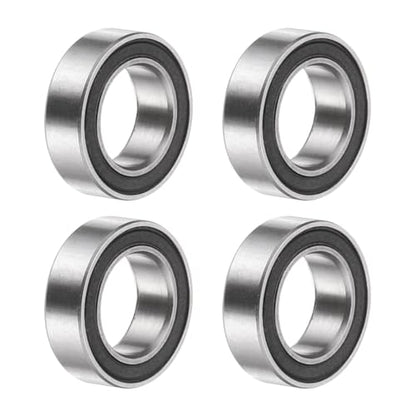 uxcell 4Pcs SMR106-2RS Deep Groove Ball Bearings, 6x10x3mm 440C Stainless Steel Double Shielded Bearings, ABEC 5 - size: 6x10x3mm