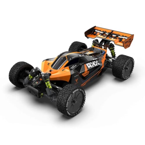 Helidirect Rlaarlo Storm Breaker 1/10 Scale 4WD RTR Brushless RC Buggy, 3S LiPo 50-80km/h - Metal Version - color: Orange