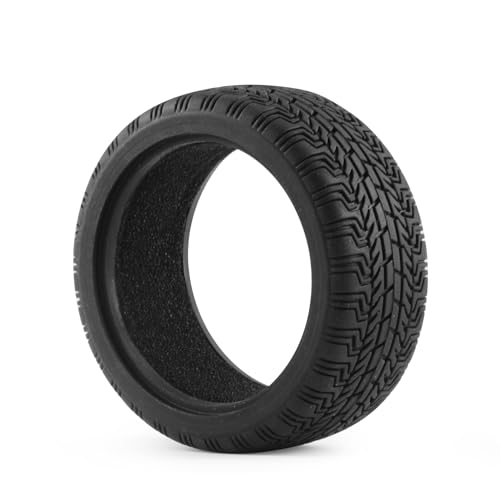 4 PCS Soft Rubber Tires with Foam Insert for 1/10 1/12 Traxxas HSP HPI Tamiya TT02 Touring Drift Rally Car 65mm RC On-Road Tires - style: 4PC