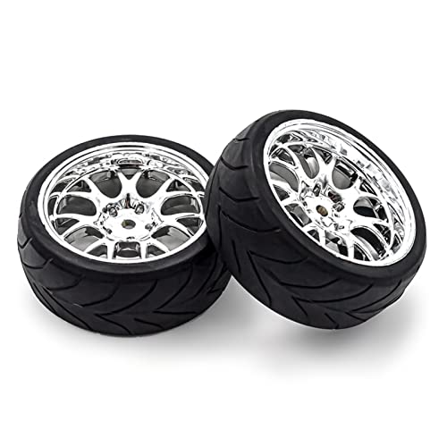 HUIOP RC Drift Tires - 4pcs Replacements for 1/10 HSP94123, 94122, D5 Yokomo RC Drift Car