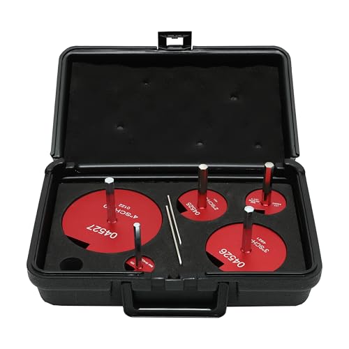 HFS(R) 5Pcs PVC Pipe Reamer Tool, 1-1/4",1-1/2",2",3",4" - Fits 1/2" Drill, PVC Fitting Saver & Plastic Pipe Fitsting Reamer Socket Saver Plumbing Tool for Schedule 40 Plastic Pipes - size: 1-1/4",1-1/2",2",3",4"