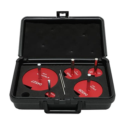 HFS(R) 5Pcs PVC Pipe Reamer Tool, 1-1/4",1-1/2",2",3",4" - Fits 1/2" Drill, PVC Fitting Saver & Plastic Pipe Fitsting Reamer Socket Saver Plumbing Tool for Schedule 40 Plastic Pipes - size: 1-1/4",1-1/2",2",3",4"