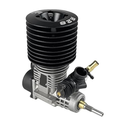 Methanol Vehicle Nitro Engine Compatible with Rc Car 1/8 Buggy Monster Truggy FC 28 Engine 4.58CC Pull Starter Engine Carburetor