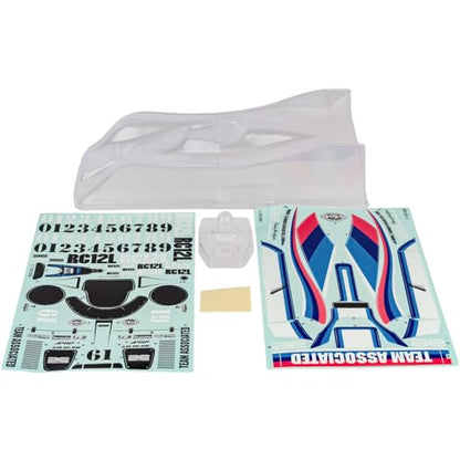 Associated 4485 RC12L Body Shell Set Clear - unpainted 1:12