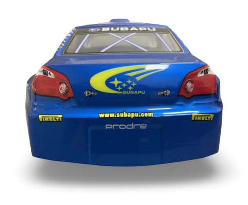 1/10 Scale RC Drift Racing Touring On Road Car Painted Body Shell, No Cut, Subaru STI Style, 190mm, Blue