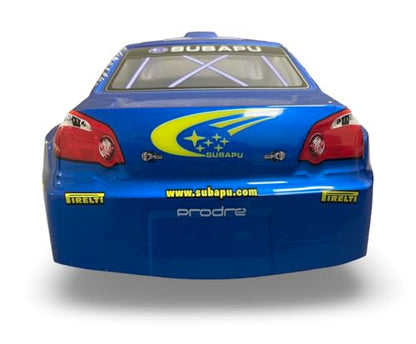 1/10 Scale RC Drift Racing Touring On Road Car Painted Body Shell, No Cut, Subaru STI Style, 190mm, Blue