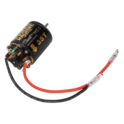 RC Car Brushed Motor 1/10 RC Crawler Car 540 Brushed Motor with Blue Heatsink for Axial Scx10 (35T) - size: 35T