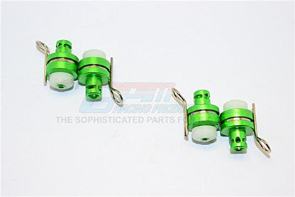 Axial Yeti Jr. SCORE Trophy Truck (AX90052) Upgrade Parts Aluminum Front & Rear Magnetic Body Mount - 4Pcs Set Green