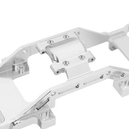 Full Metal Chassis Frame for FMS 1/24 Power Wagon FCX24 RC Crawler Car Model Upgrade Part （Sliver - color: Sliver