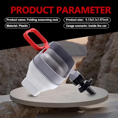 Pack-1 Sauce Holder, 2-in-1 Chicken Nuggets French Fry Tomato Sauce Organizer, Multifunctional Mobile Phone Key Coin Air Vent Storage Box, Universal for Cars Foldable Portable (Gray)
