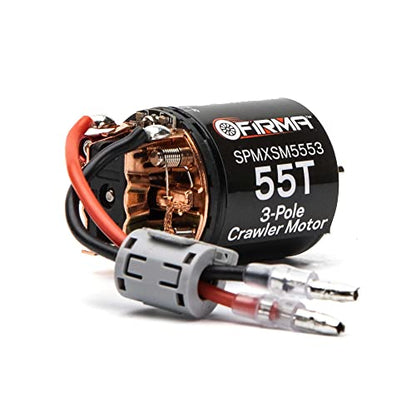 Spektrum Firma 55T Rebuildable 3-Pole Brushed Crawler Motor, SPMXSM5553