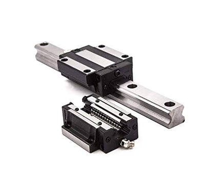 TEN-HIGH HSR15 400mm Linear Guide Rail Linear Motion Slide Rails Linear Motion Products, for CNC Routers, 1pcs Rail + 2pcs HSR15CA Blocks Bearing - size: 400mm, style: HSR15