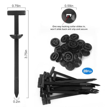 QIIYCCE 260PCS Bumper Clips car Plastic Rivet Fasteners, 13 Popular Sizes, Suitable for Bumpers, fenders, and car interiors