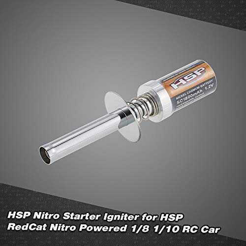 GoolRC Nitro Starter Kit Glow Plug Igniter for RedCat Nitro Powered 1/8 1/10 RC Car