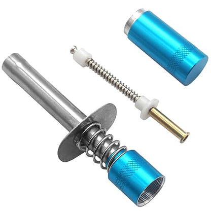 Aluminum Alloy Glow Plug Ignitor Igniter Nitro Engine Starter for RC Car Buggy Truck Plane Boat,Blue