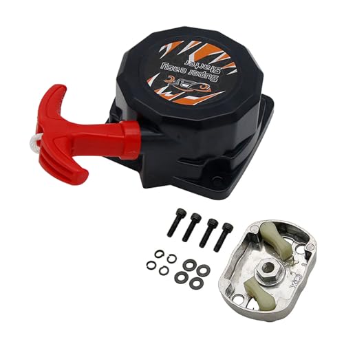 45CC Engine Super Easy Pull Start with Starter Dial Red for 1/5 Rovan Losi 5ive T RC CAR Parts - color: Red