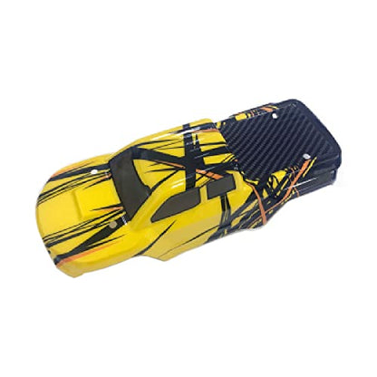 HBX Part M16130 Truck Body Shell +Decal for Haiboxing 1/16 RC Truck 16889 Brushless Version (Yellow) - color: Yellow