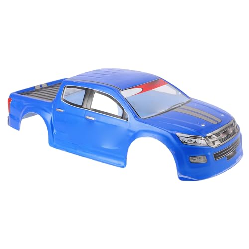 Vikye 1/10 RC Car Body Shell, Lightweight Replacement Cover Case with Clear Patterns, for 26cm Wheelbase On Road Cars (Blue) - color: Blue
