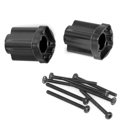 Aluminum Rear Cup RC Upgraded Parts for LOSI 1/18 Mini LMT 4X4 Brushed Monster Truck RTR-LOS01026 RC Car, Black - color: Black Rear Cup