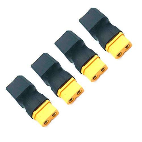 4Packs XT60 Battery Series Connector Adapter for RC Lipo Battery Helicopter Quadcopter - style: XT60 Series Connector
