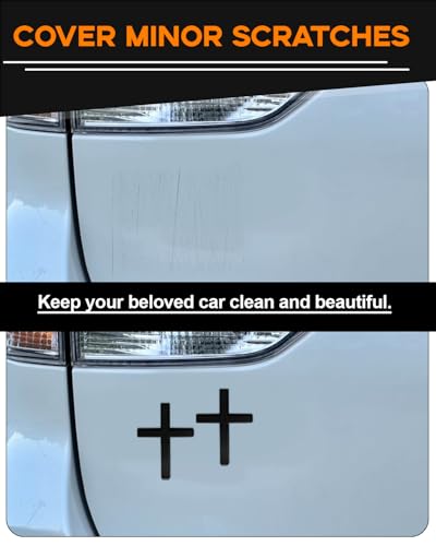 2PCS Metal Jesus Cross Car Emblem, 2.5"×1.8" 3D Silver Alloy Religious Jesus Christ Cross Badge Stickers, Self-Adhesive Automotive Christian Decals for Car Body, Tailgate, Window (Black) - color: black