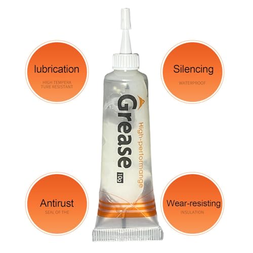 Machine Gear Lubricant Grease - White Grease | Multi-Purpose Lubricant Grease | Bearing Grease | Garage Door Hinge Lubricant for Automotive | Marine and Industrial Use