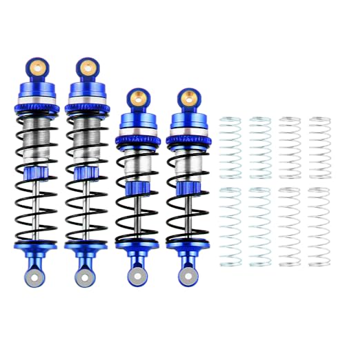 GLOBACT RC Shocks for LOSI 1/16 Mini-B 1/18 Mini-T 2.0 LOS314004 (Blue) - color: Blue