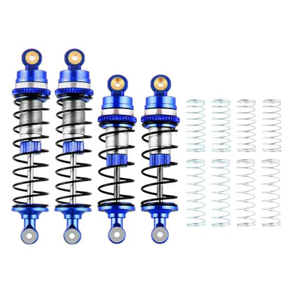 GLOBACT RC Shocks for LOSI 1/16 Mini-B 1/18 Mini-T 2.0 LOS314004 (Blue) - color: Blue