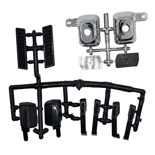 RC Crawler Body Shell Upgrade Part for 1/10 RC Crawler TRX4 SCX10 90046 AT4 Redcat GEN 8 Scout II (Side Mirrors Set,Black) - color: Side Mirrors Set,black