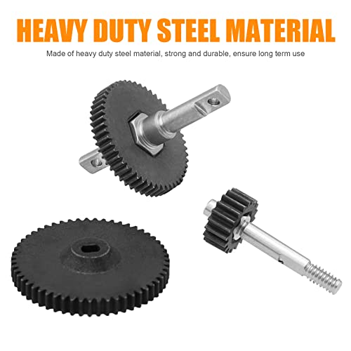 RC Transmission Gear Set Metal Gearbox Gear with Shaft and Motor Gear for Axial SCX24 90081 AXI00001 AXI00002 AXI00005 AXI00006 1/24 RC Crawler Car Upgrade Parts