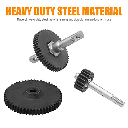 RC Transmission Gear Set Metal Gearbox Gear with Shaft and Motor Gear for Axial SCX24 90081 AXI00001 AXI00002 AXI00005 AXI00006 1/24 RC Crawler Car Upgrade Parts
