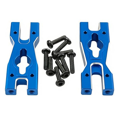 7075 Aluminum Body Mount Cross Bar for Losi 1/18 Mini LMT 4X4 Truck (Blue) | Brushed Monster Truck,Upgrade Parts,LOS01026 Compatible,CNC Machined,High Strength,Lightweight,Precision Fit - color: Blue
