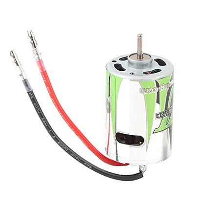 540 27T RC Motor Electric Motor Brushed 14.4V Green Metal Lightweight Easy Install RC Accessory Replacement Part with Exquisite Workmanship for 1/10 Crawler Racing Car