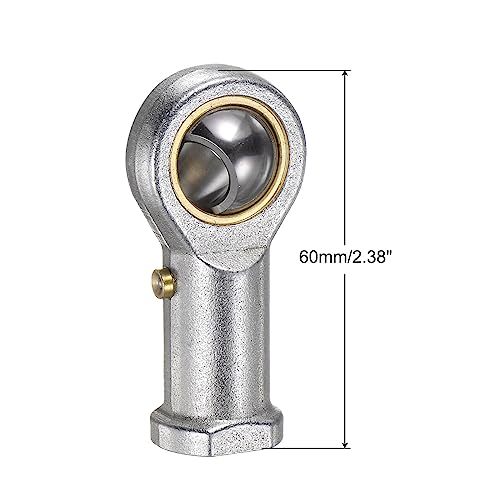 uxcell PHSB7 7/16 Inch Female Rod End Bearing Set - 2pcs of 7/16-20 Left and Right Hand Thread Rod Ends with Jam Nut - size: 7/16