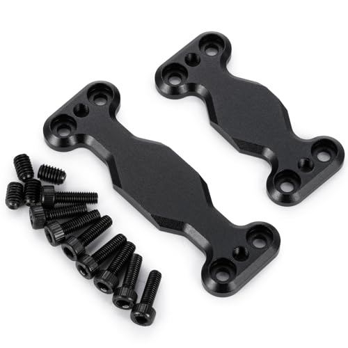 Aluminum Rear Sway Bar Assembly, Anti-Roll Stabilizer Rod and Anti-Sway Bar Mount Set, Black RC Upgrade Parts Compatible with 1/5 LOSI 5IVE-T 2.0 RC Buggy Car