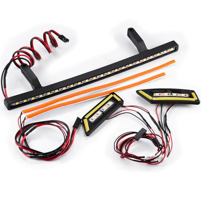 RCLIONS RC Car Headlights Taillight Roof Lights Front&Rear Lamp Kit for ARRMA Mojave 6S EXB 1/7 Monster Truck Upgrades Parts