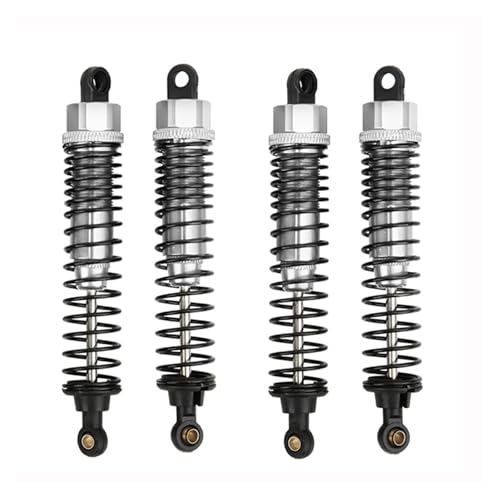4pcs 68mm/98mm /108mm Aluminum Shocks Absorbers Damper for HSP for HPI 1/10 Scale RC Car On-Road Monster Truck Off Road Buggy(Silver 108mm) - color: Silver 108mm