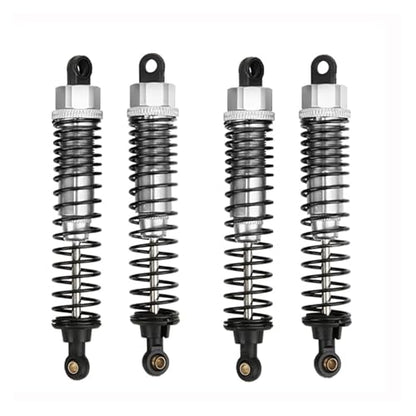 4pcs 68mm/98mm /108mm Aluminum Shocks Absorbers Damper for HSP for HPI 1/10 Scale RC Car On-Road Monster Truck Off Road Buggy(Silver 108mm) - color: Silver 108mm