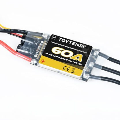 60A 2–6S RC Brushless Motor ESC for RC Plane & Airplane with 5V/6V 8A SBEC