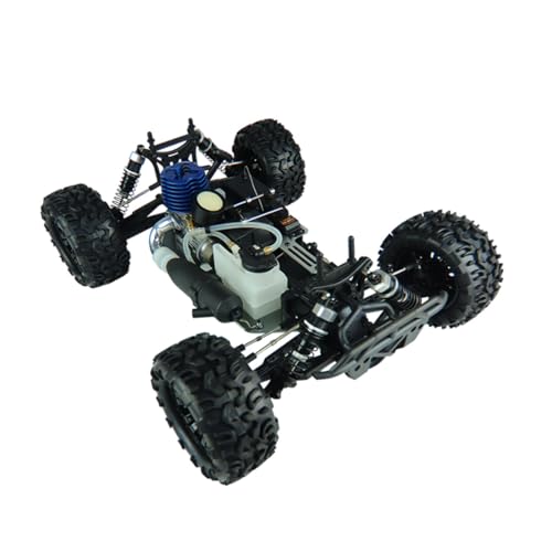 Helixsun VRX RH101 1/10 Scale 4WD Monster Truck 18CXP Nitro 2.4G High-Speed RC Car, Agile Steering, Smooth Ride - R0066 RTR Version - color: Red
