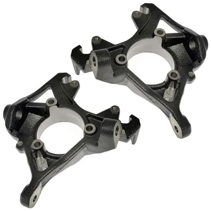 Detroit Axle - 2pc Front Steering Knuckles for Jeep Grand Cherokee Wagoneer | TJ Comanche Wrangler, Steering Knuckles Assembly Replacement - size: KB697922_KB697923/Kit