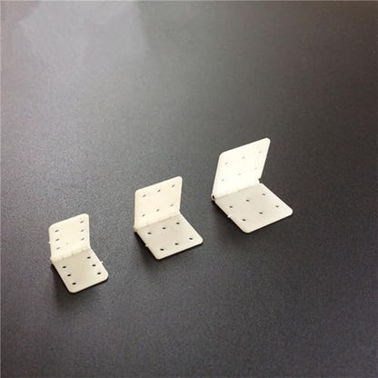Nylon Hinge, 20 Remote Control Aircraft Hinges, Suitable for Fixing Nylon Small Hinges (3 Sizes) for RC Aircraft Model Aircraft Parts.skrnrhrery (Small Hinge)