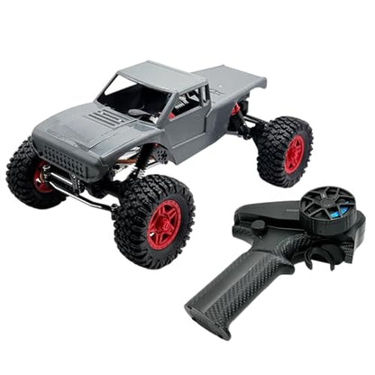 furitek 1/18 RC Crawler TerraX Active Pro 4WS ARTR – Remote Control Car RC Cars for Adults Mini Crawler Brushless 2-in-1 System (Champagne Nude Edition) (Grey) - color: Grey