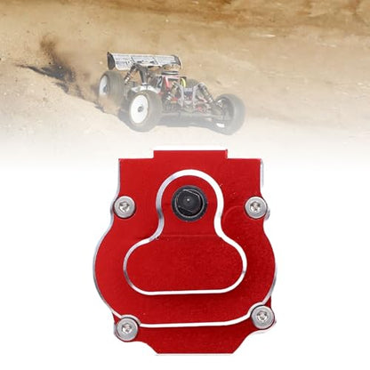 24:1 Complete Transmission Gearbox, CNC Aluminum Alloy RC Crawler Gearbox, Metal Gear Set with 24:1 Reduction Ratio for Ascent - 18 1/18 RC Car Upgrade Part (Red) - color: Red