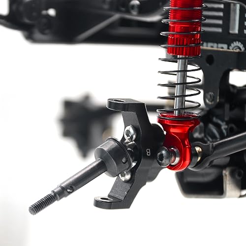 OGRC +5mm Extended Thread Dogbone CVD Axle Shafts for TRX4M RC Upgrades | Hardened Steel CVD, Front & Rear Axle Shafts, for Traxxas TRX4M
