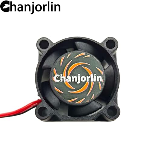 2Pack RC Car Motor Cooling Fan 25mm 30mm 40mm 50mm High Speed Heatsink 28000RPM ESC Fans for 1/8 1/7 1/10 1/12 Scale Truck Off Road Crawler Car Boat 540 550 Brushless Brushed Motors (25mm) - size: 25mm
