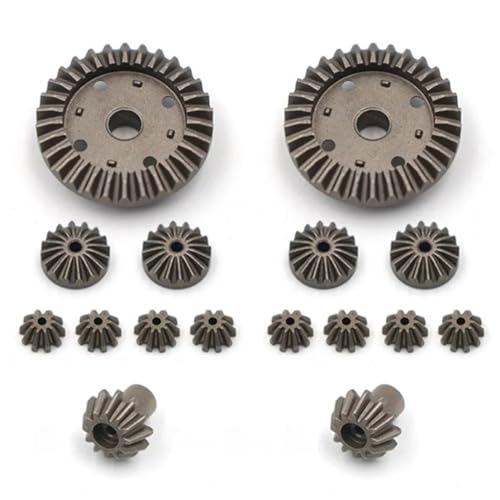 RC Car Parts Metal Upgrade Differential Gear 30T 12T 10T 16T Fit For WLtoys 1/12 1/14 RIaarIo Remote Control Car Accessories